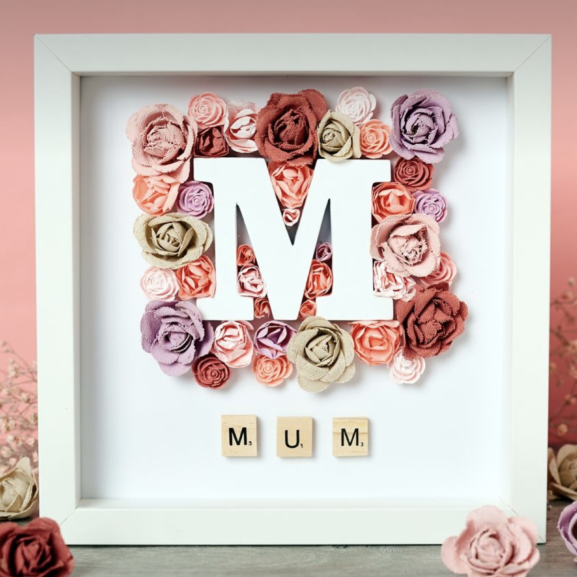 ejemplo flores con cricut