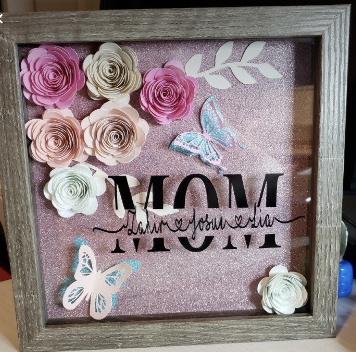 Flores cricut mom