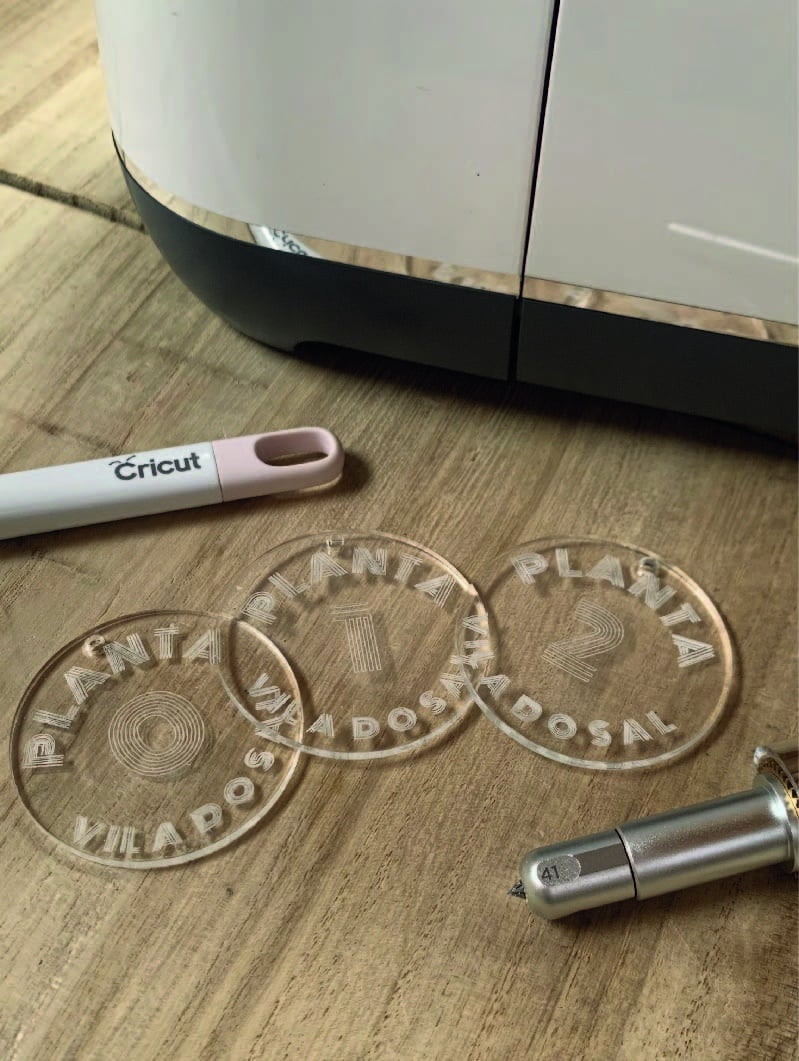 Llaveros con Punta de GRABADO de Cricut